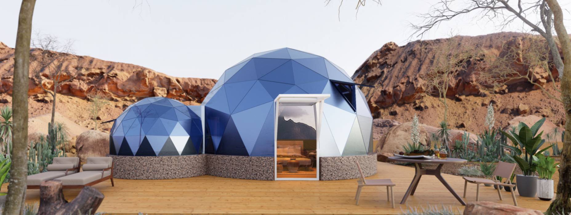 渝水区球形智能光伏玻璃星空房